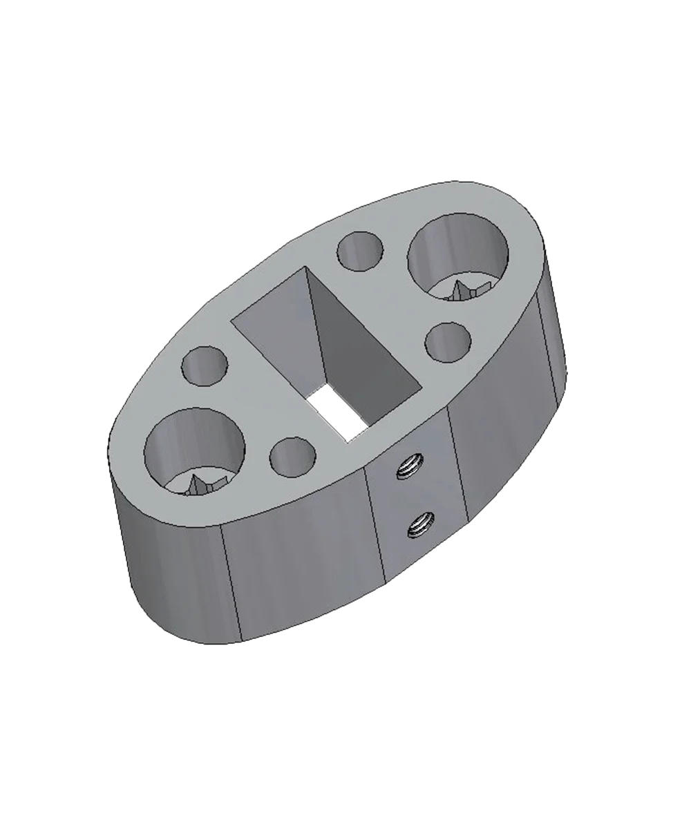 Pie barandilla elipse regulable g3 accesorios
